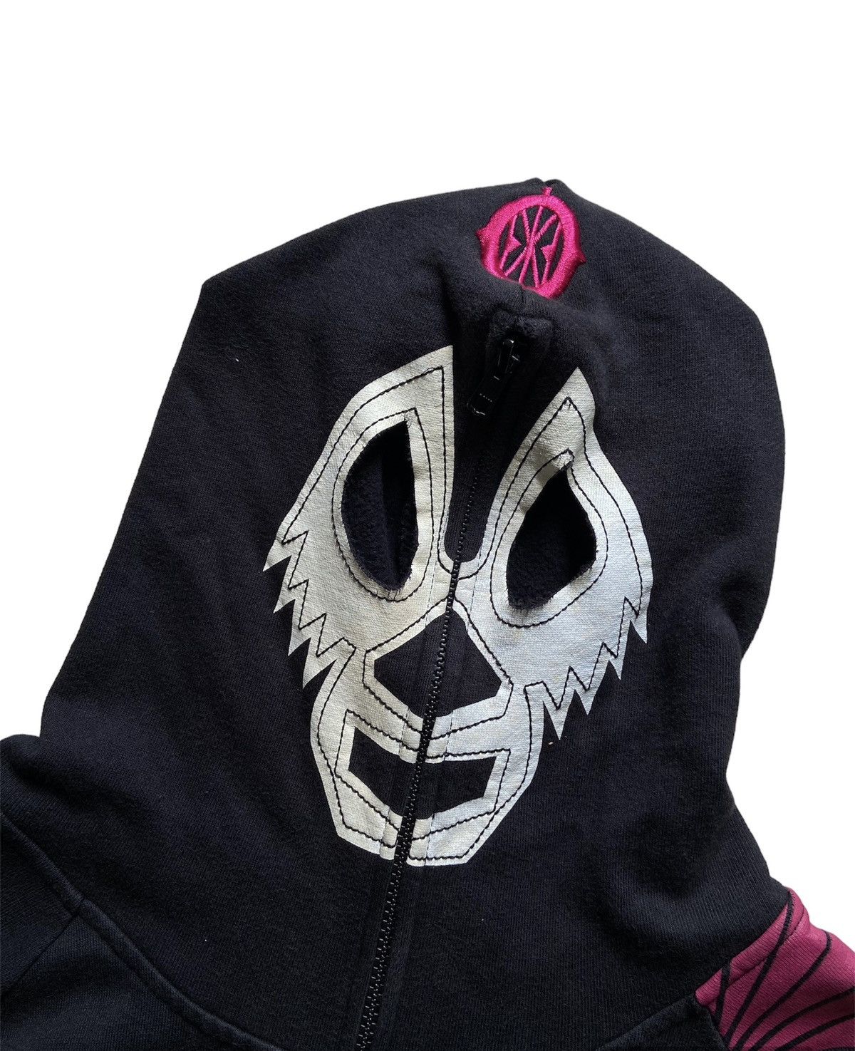 O'Neill × Vanson Leathers 2000’s oneill Skeleton Skull Facemask Hoodie Size US L / EU 52-54 / 3 - 4 Thumbnail