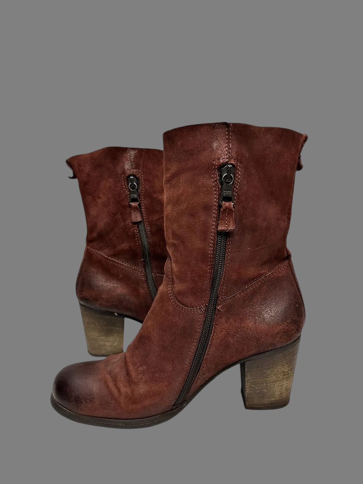 A.S.98 Rare Leather Boots Japan LGB Hight Vintage Rick owens style Size US 7 / IT 37 - 7 Thumbnail