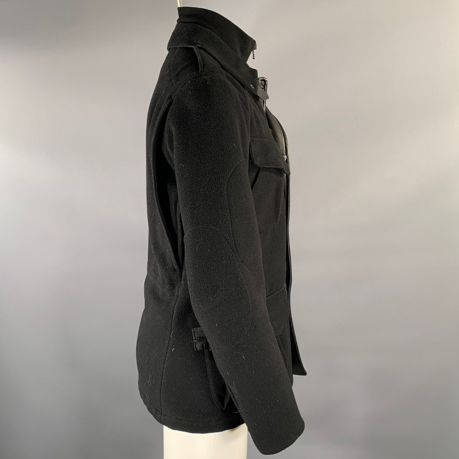 Ralph Lauren RALPH LAUREN Size S Black Wool Blend Coat Jacket Size US S / EU 44-46 / 1 - 4 Thumbnail