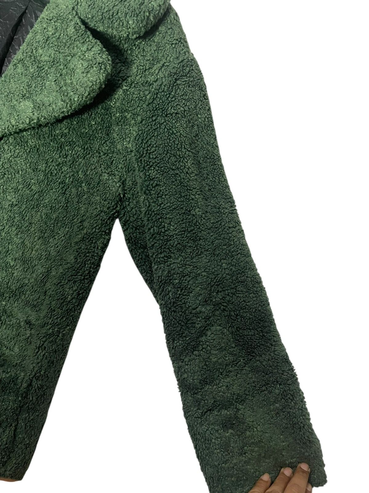 Vintage × agnes b. Vintage Agnes B Paris Fur Heavy Coat Jacket Size L / US 10 / IT 46 - 3 Thumbnail