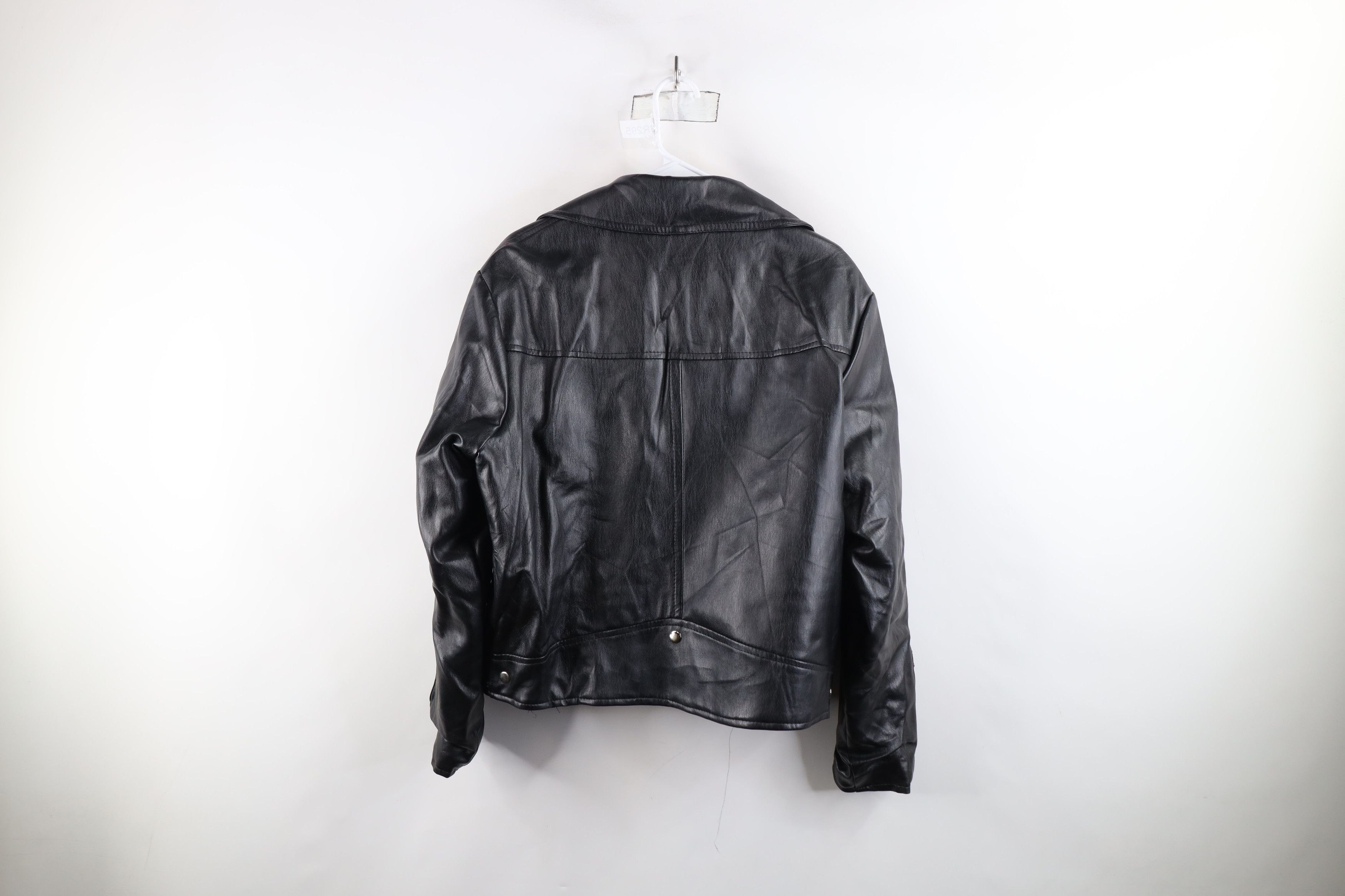 Vintage Vintage 70s 80s Streetwear Chain Zip Motorcycle Jacket Size US XL / EU 56 / 4 - 14 Thumbnail