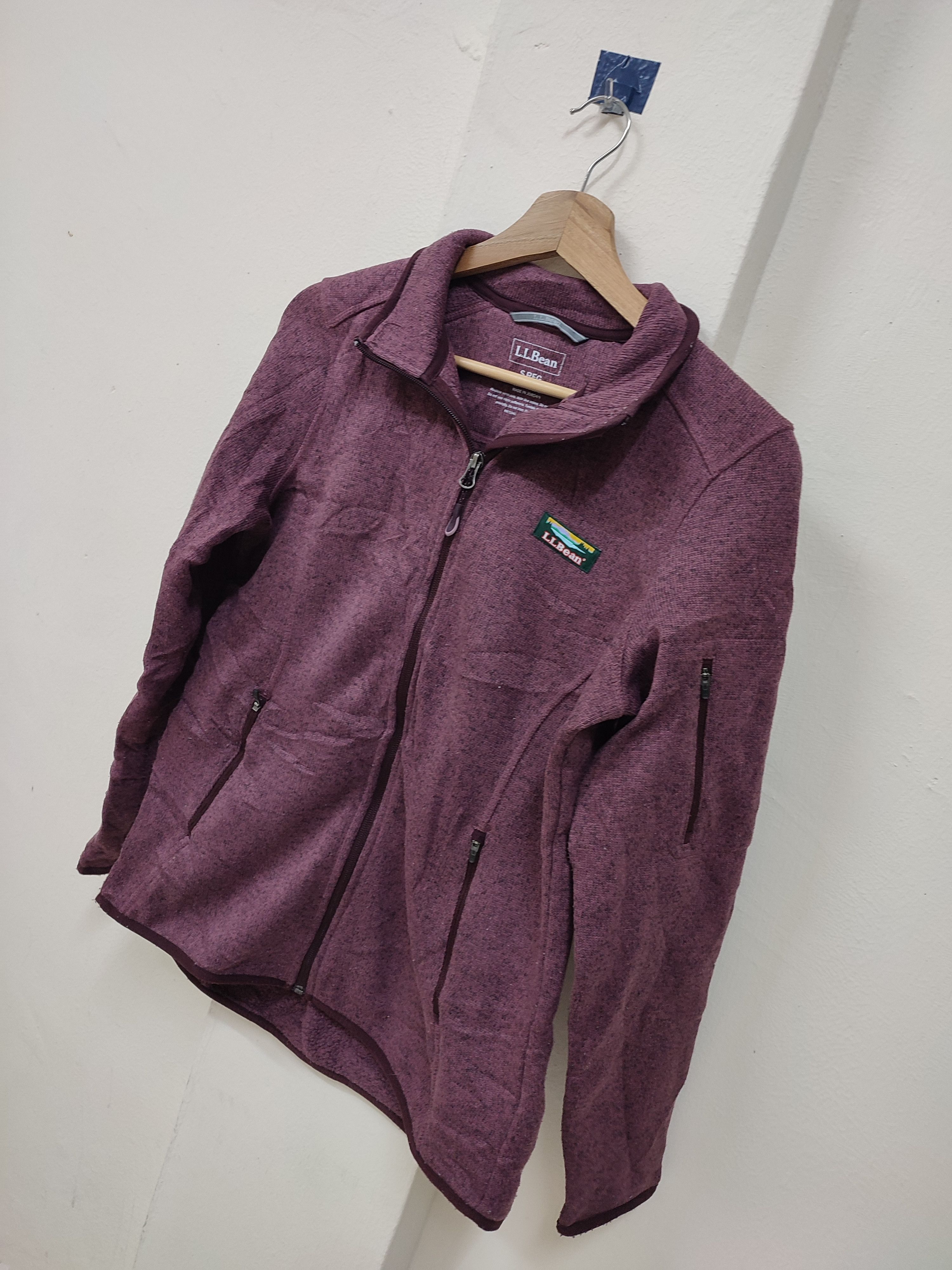 Image of L L Bean x Vintage L.l. Bean Patches Vintage Sweater in Purple, Men's (Size Small)