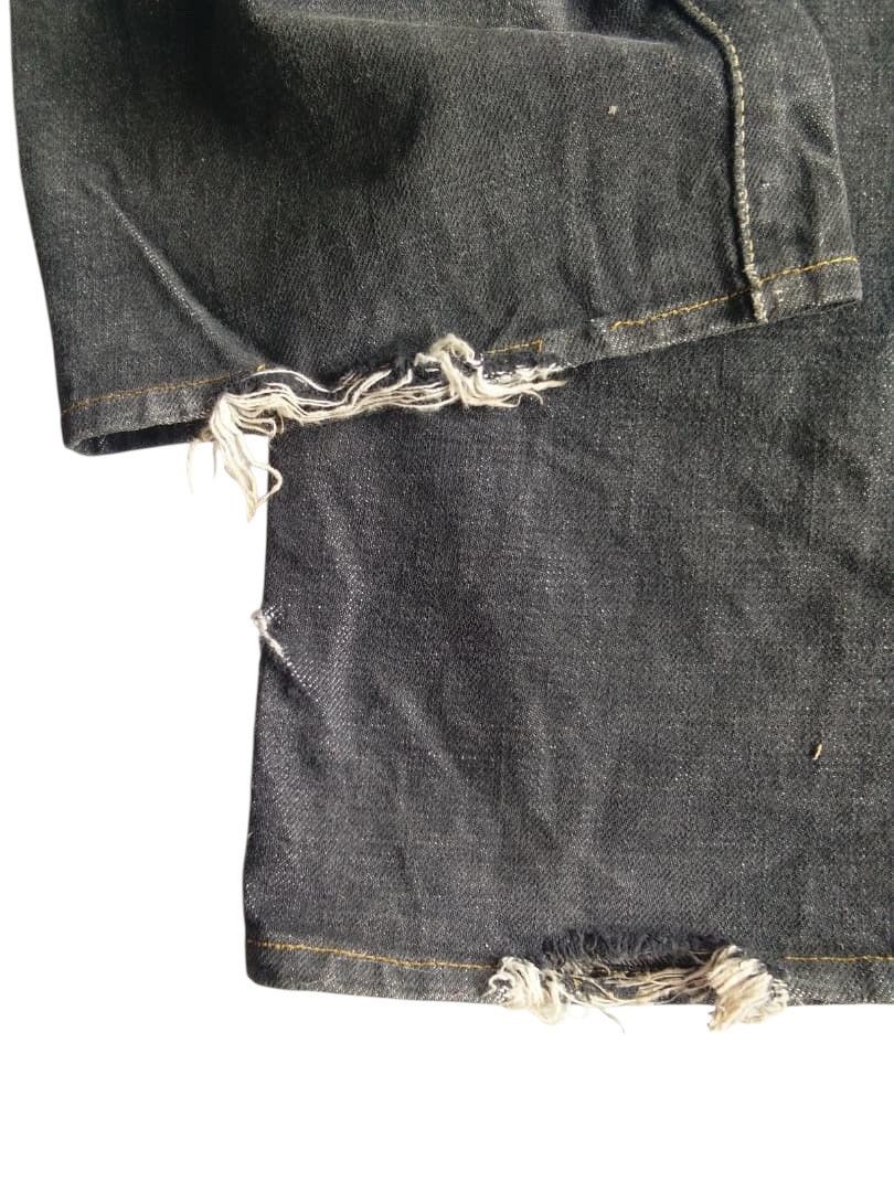 Kapital FAB FOUR 5109XX SELVEDGE SKULL BUTTON FLY RAW JAPANESE DENIM Size US 32 / EU 48 - 20 Thumbnail