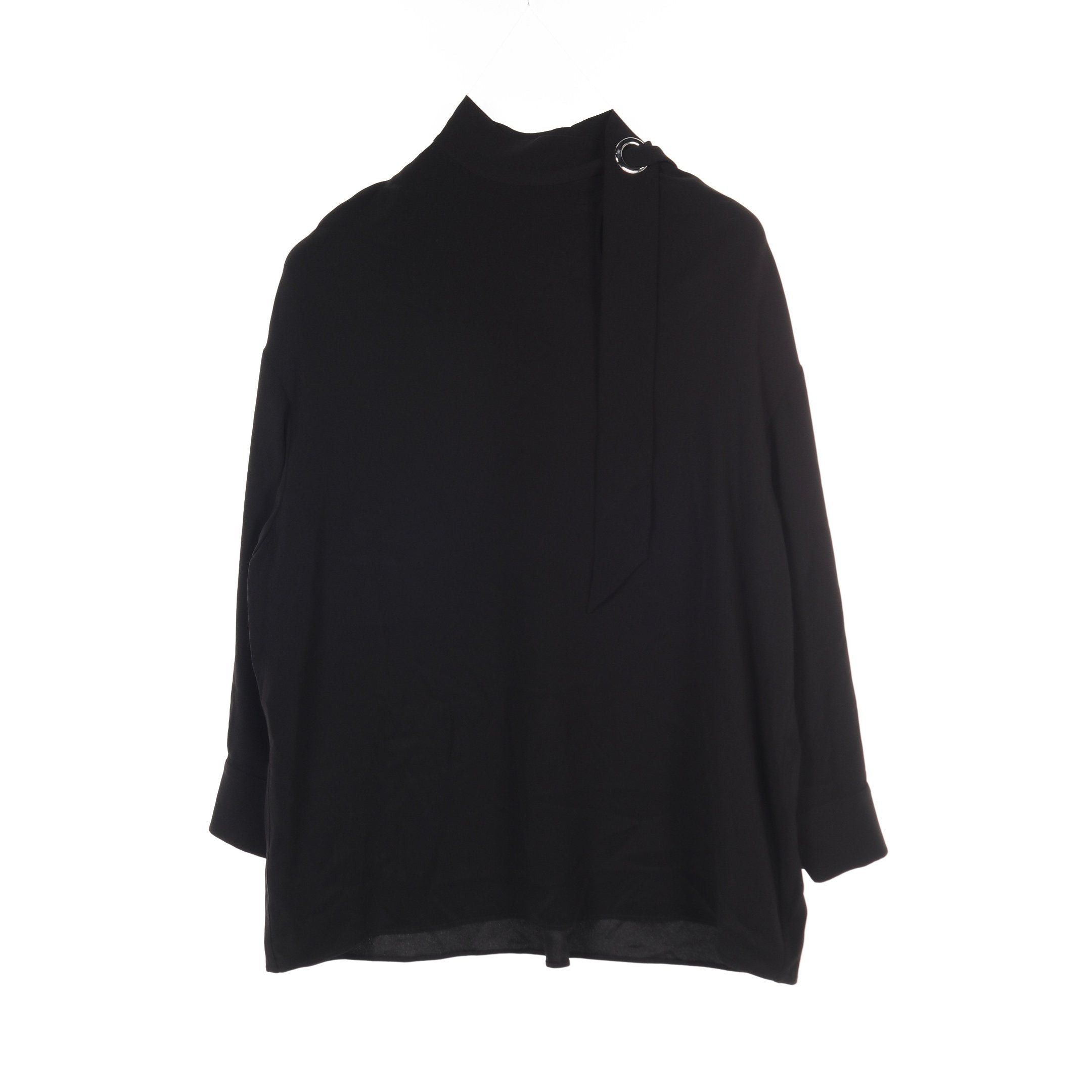 Hermes Hermes Blouse Silk Black Size ONE SIZE - 1 Thumbnail