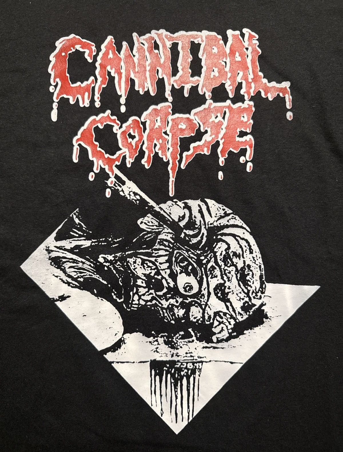 Hanes Vintage Cannibal Corpse Tee XL — Hanes Heavyweight Size US XL / EU 56 / 4 - 4 Thumbnail