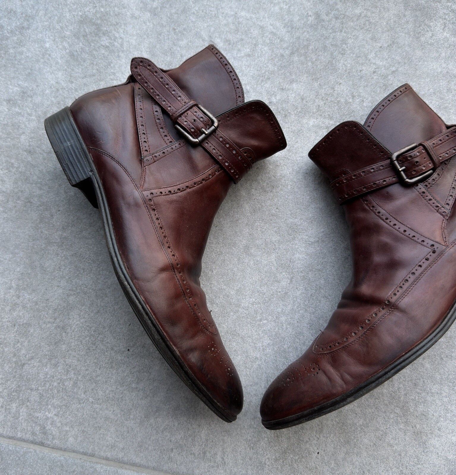 Dolce & Gabbana DOLCE & GABBANA Brown Chelsea Boots Size 8.5 Made In Italy Size US 8.5 / EU 41-42 - 4 Thumbnail