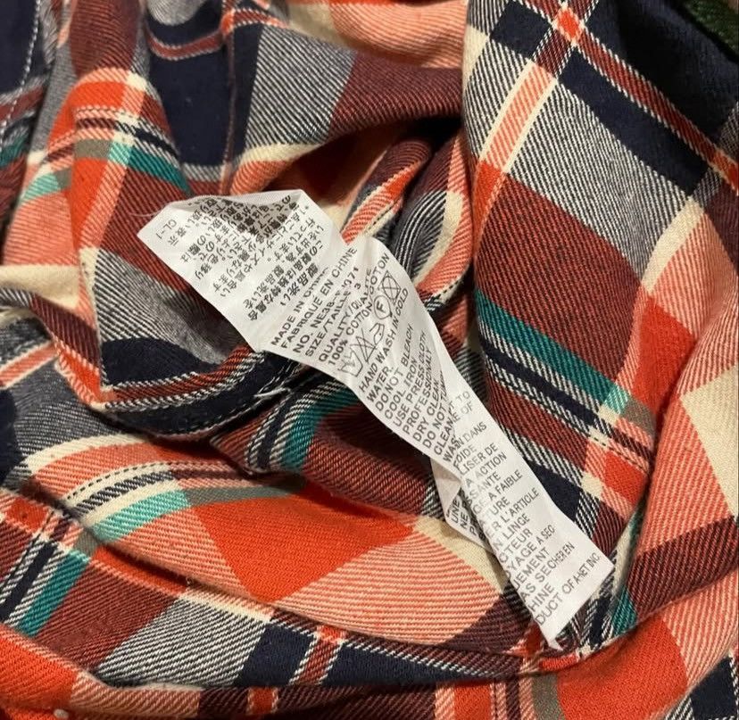 Ne-Net Ne-Net Plaid Flannel Unique Pocket Size US L / EU 52-54 / 3 - 5 Thumbnail