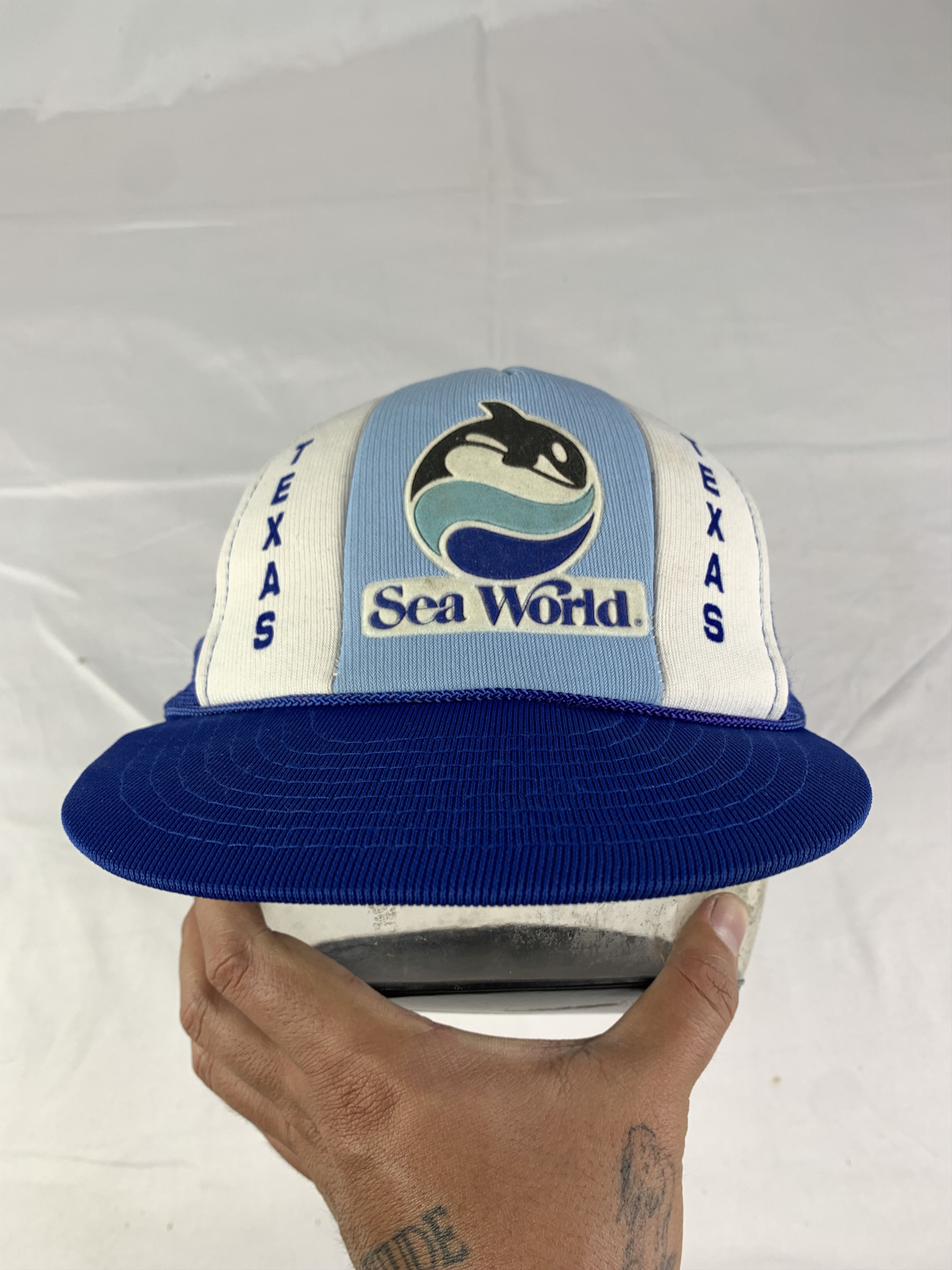 Disney 2000s Sea World Aquarium Texas USA Coloblok Rope Trucker Ha Size ONE SIZE - 3 Thumbnail