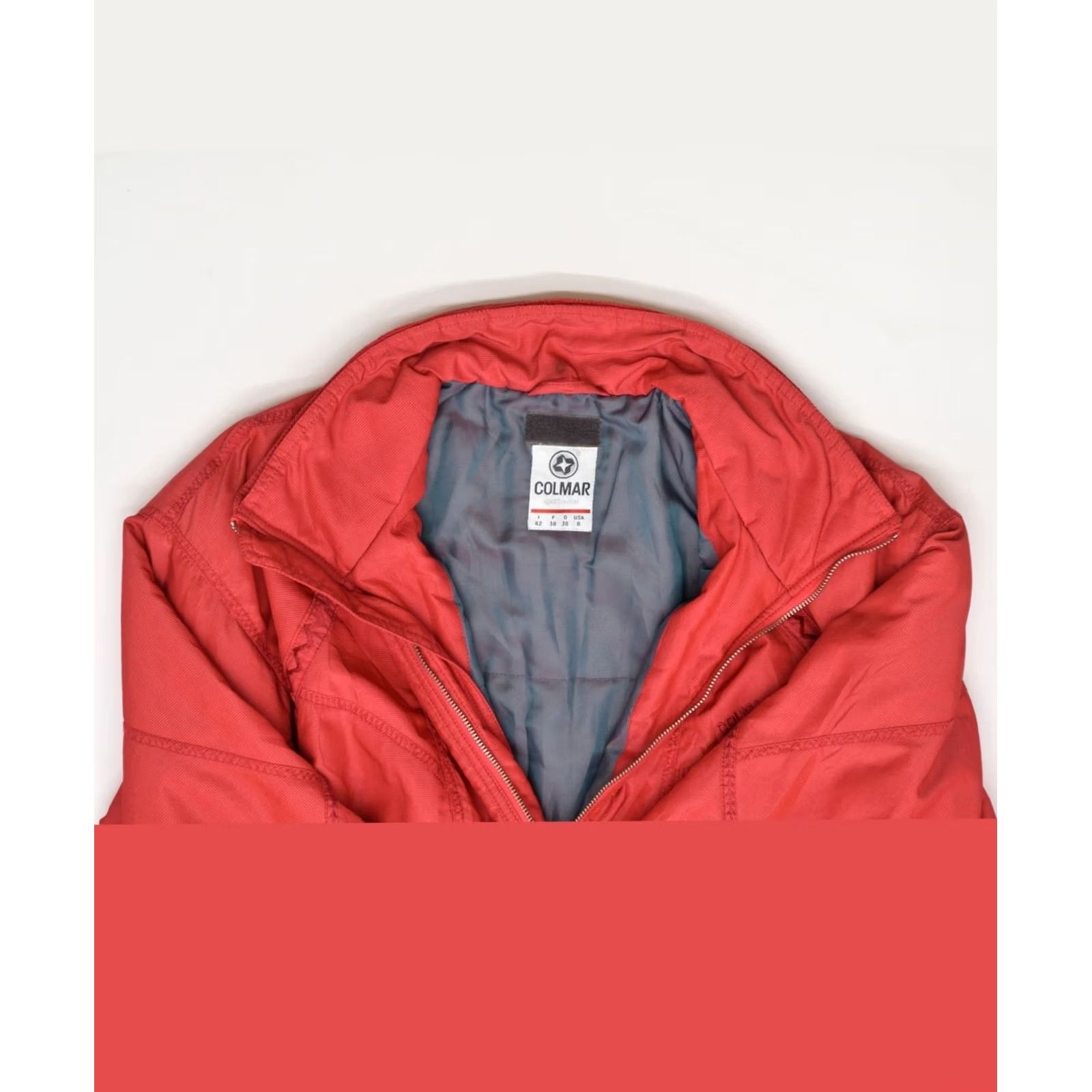 Colmar COLMAR Womens Oversized Red Windbreaker Jacket IT 42 Medium Size M / US 6-8 / IT 42-44 - 4 Thumbnail