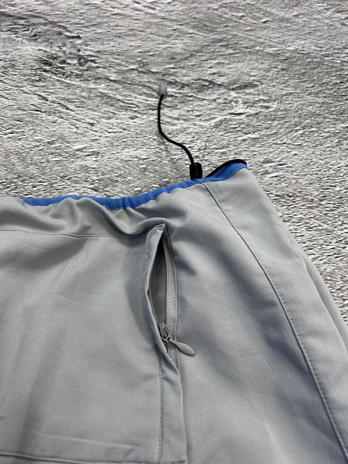 Nike × Vintage Nike vintage nylon track pants grey blue drill parachute y2k Size US 32 / EU 48 - 12 Thumbnail
