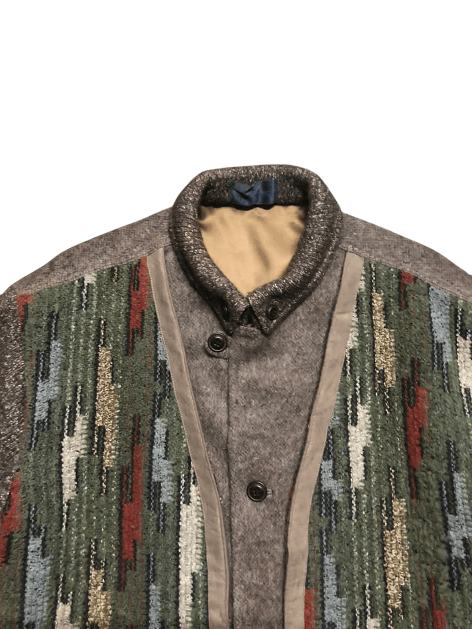 Japanese Brand Rare💥Vintage GiovanOumo Tweed Vest Button Jacket Size US M / EU 48-50 / 2 - 7 Thumbnail
