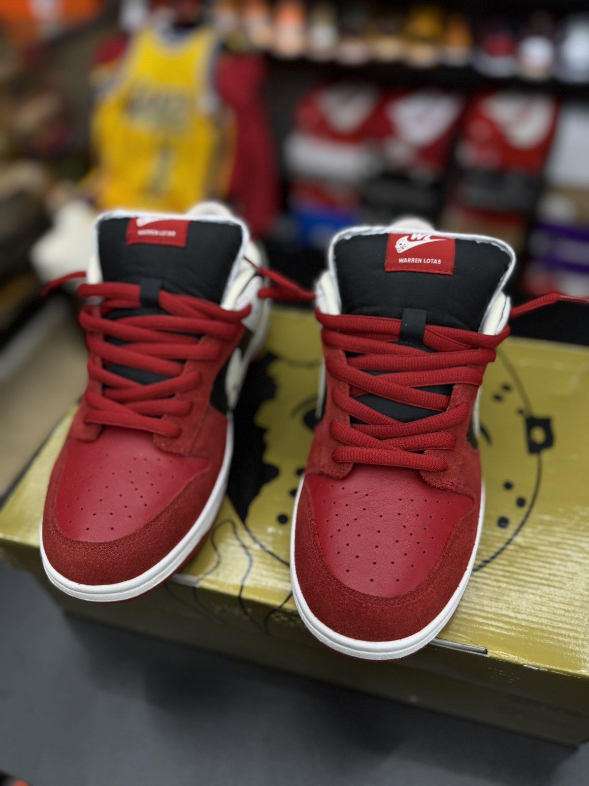 Warren Lotas Warren Lotas Red JASON Dunk Lawsuit Pair 8 Men’s Rare Size US 8 / EU 41 - 5 Thumbnail
