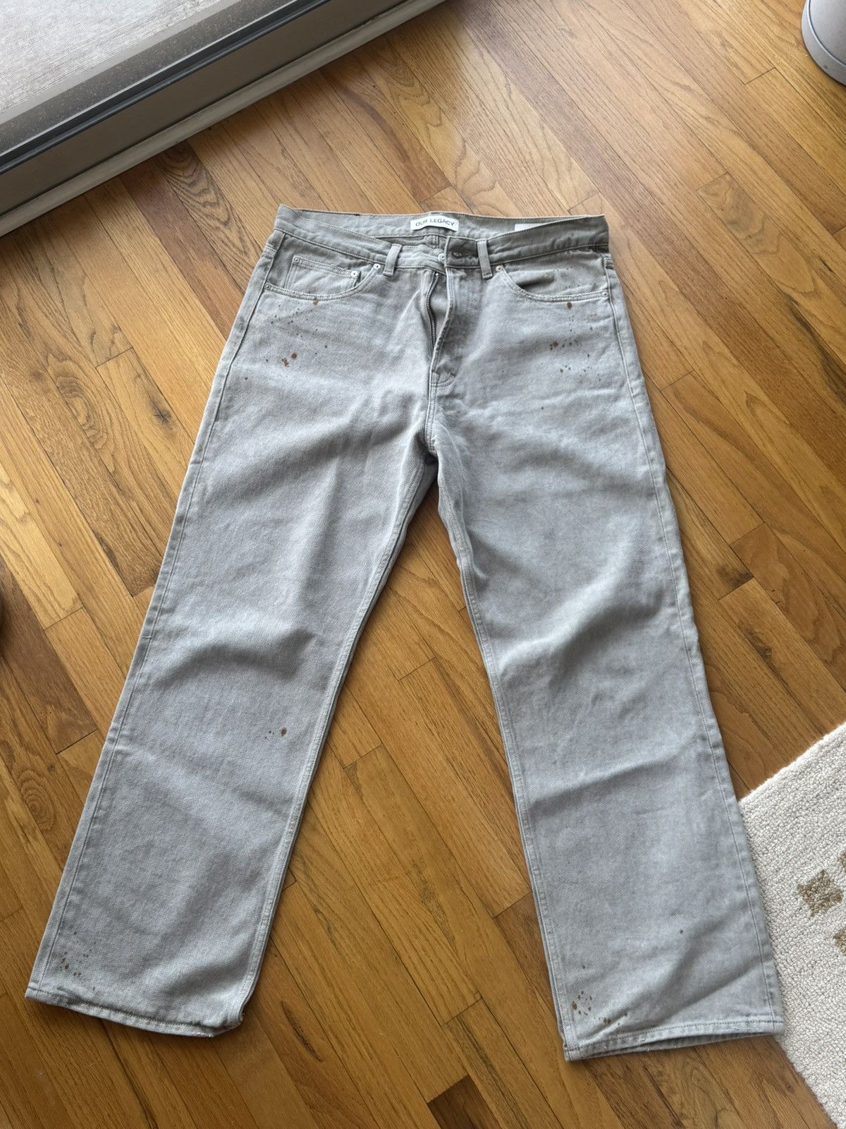 Our Legacy Third Cut Denim - Grey Size 34