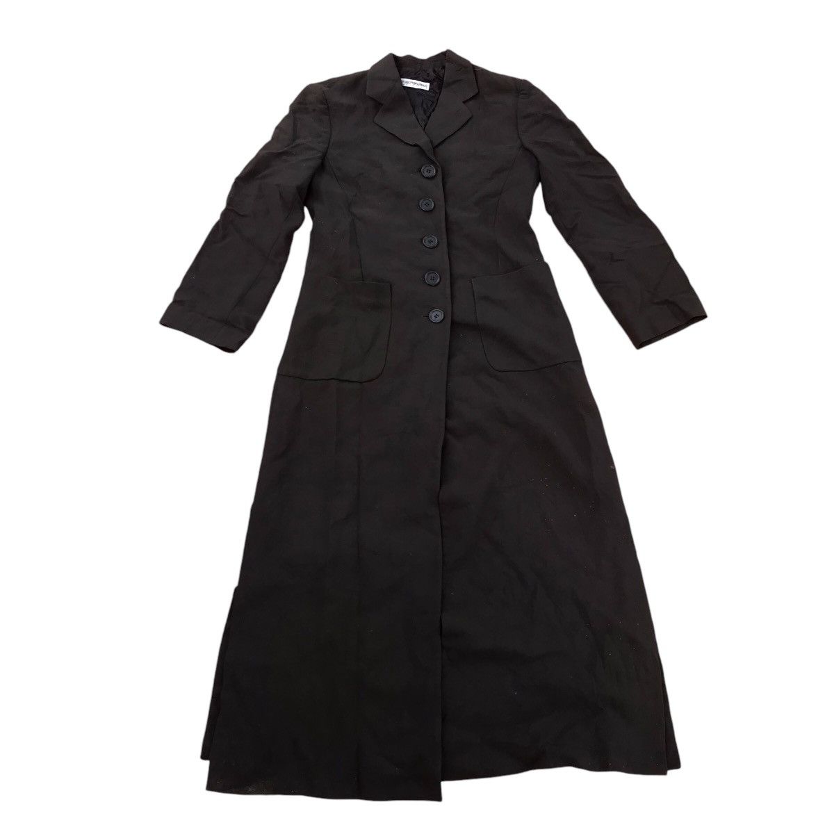 Emporio Armani VINTAGE EMPORIO ARMANI LONG JACKET MADE IN ITALY Size S / US 4 / IT 40 - 2 Thumbnail