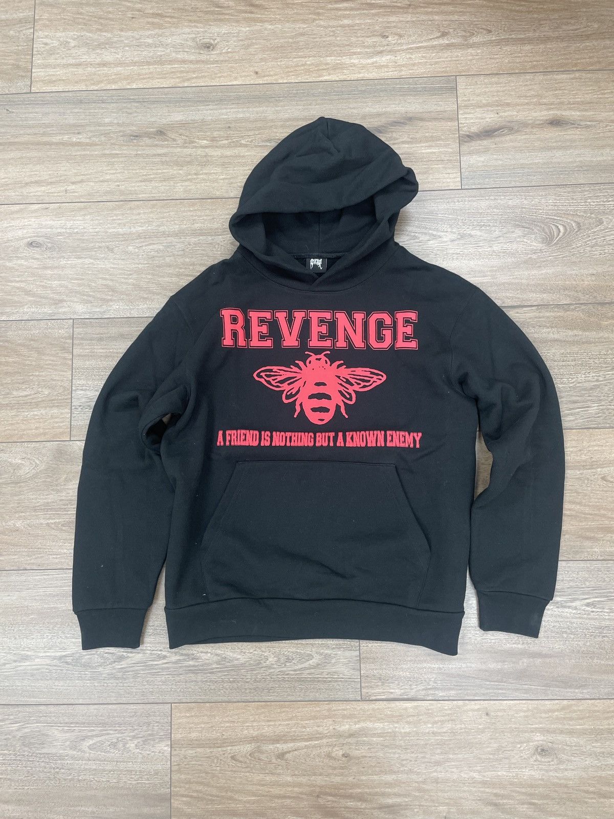 Revenge Revenge Black A Friend Is Nothing But A Known Enemy Hoodie Size US L / EU 52-54 / 3 - 1 Thumbnail