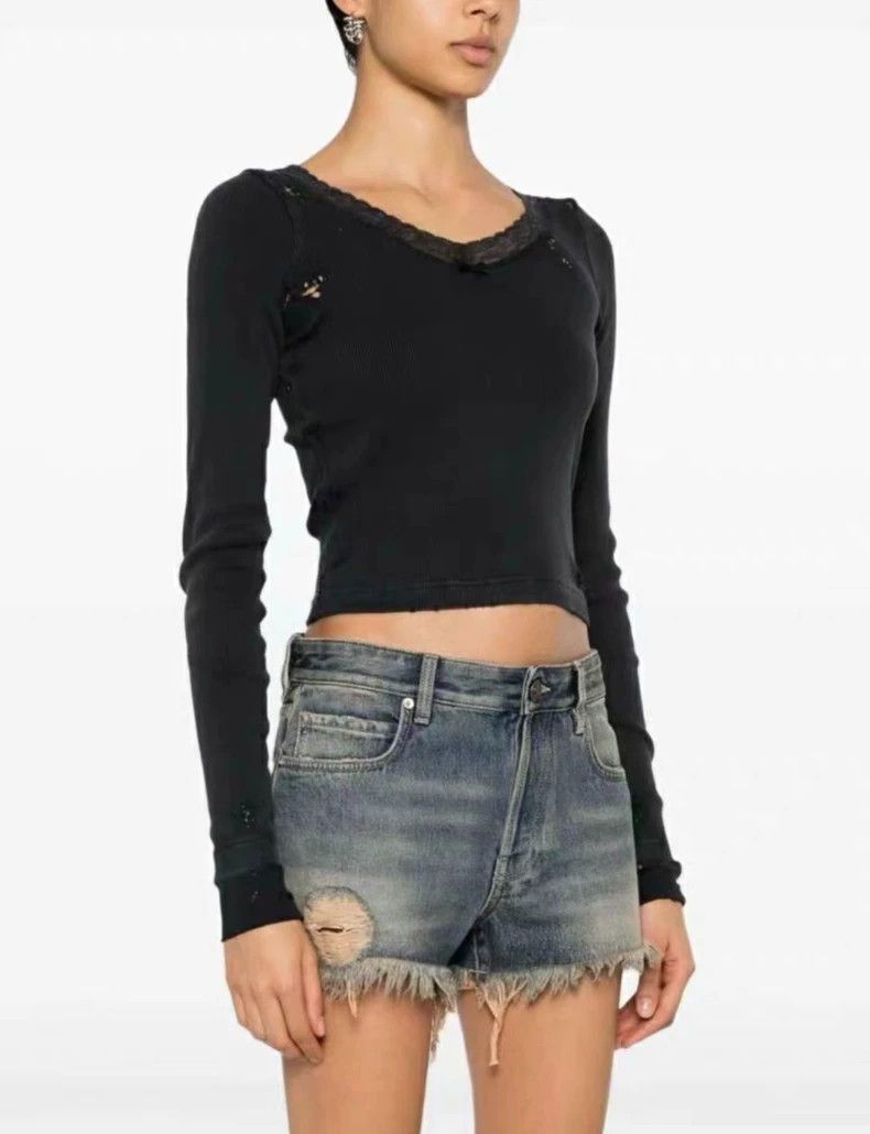 Balenciaga Balenciaga Deep Smoky Gray Vintage Hole Mended Slim Fit To Size XS / US 0-2 / IT 36-38 - 9 Thumbnail