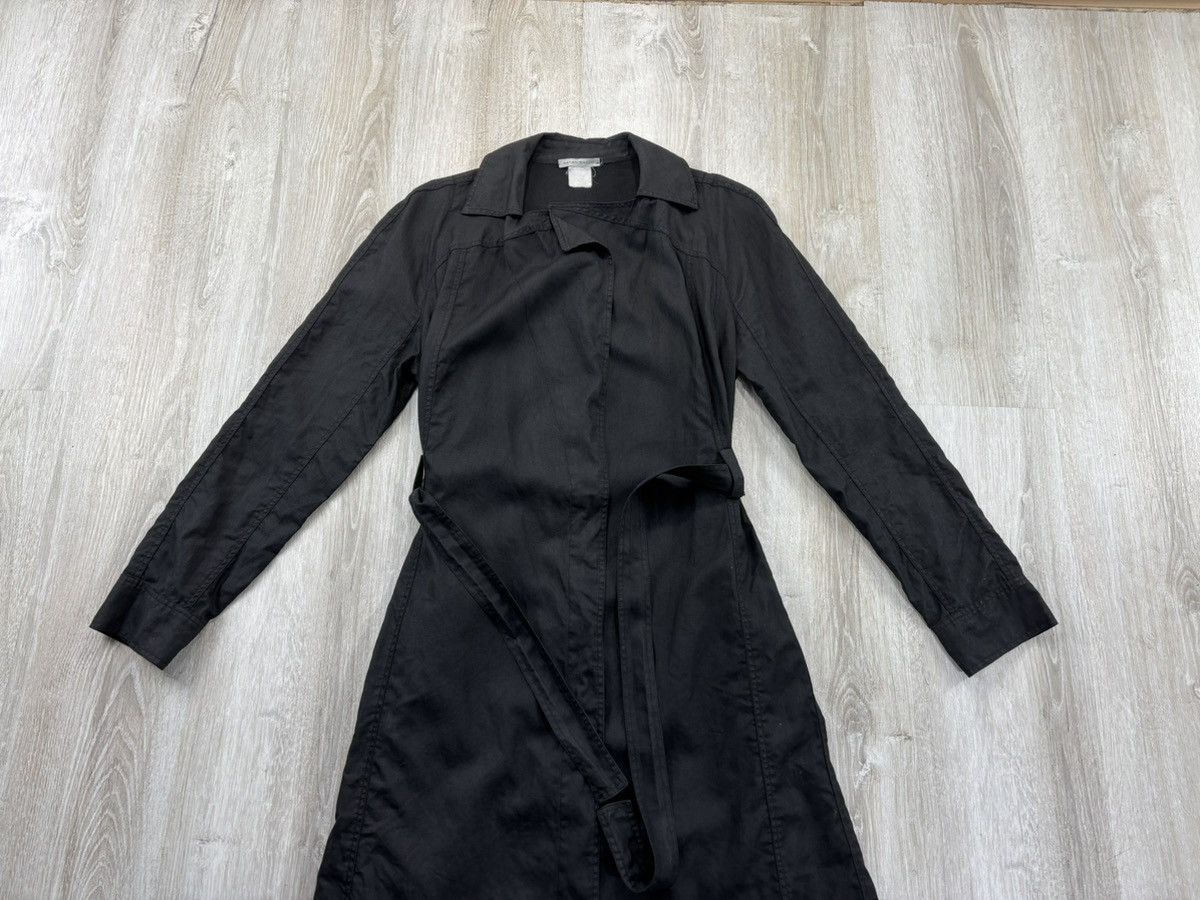 Japanese Brand × Sarah Pacini Womens linen coat Sarah Pacini Size S Color Black Size S / US 4 / IT 40 - 2 Thumbnail