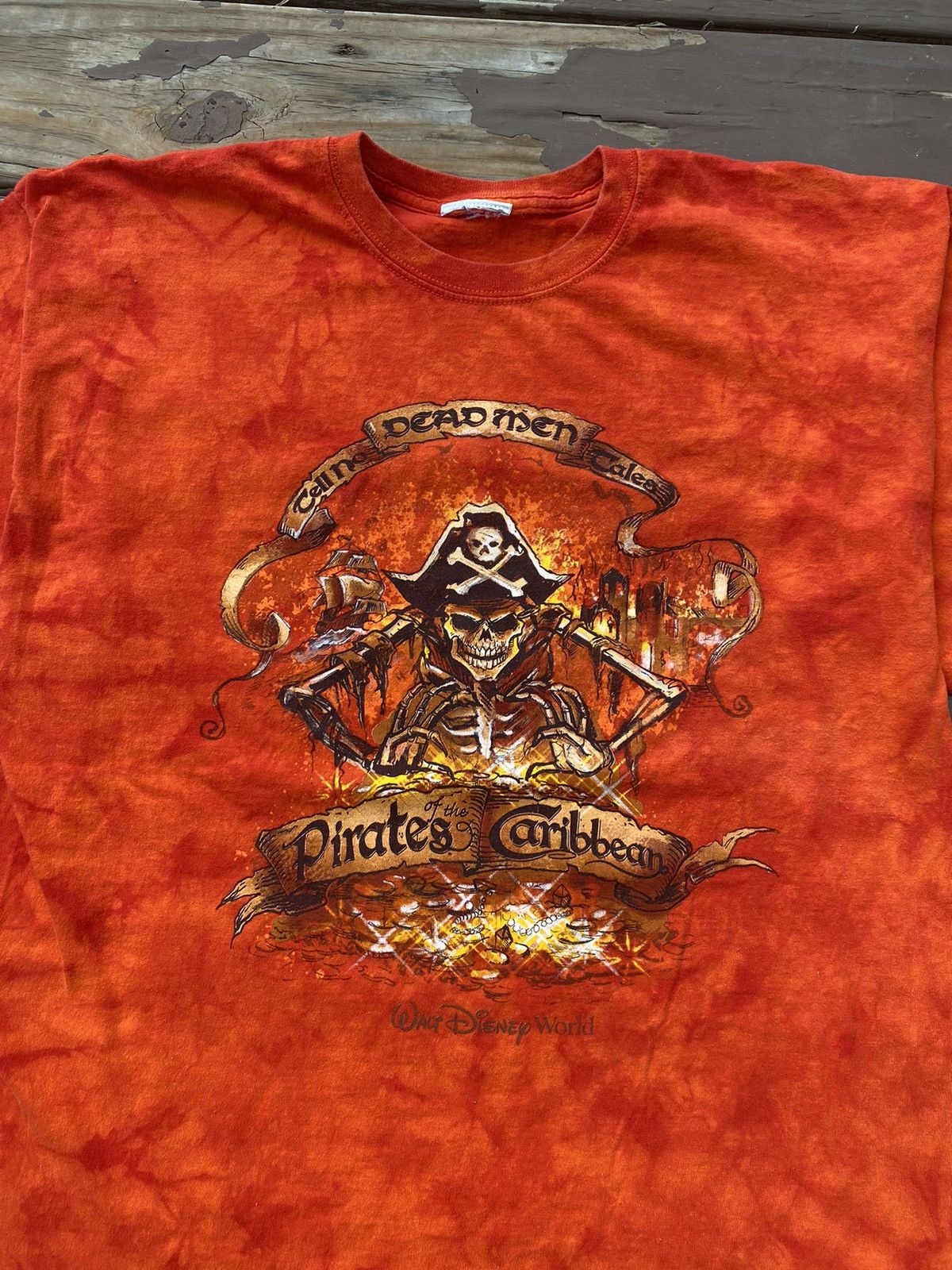 Vintage Vintage Pirates of The Caribbean Tee Size US XL / EU 56 / 4 - 3 Thumbnail