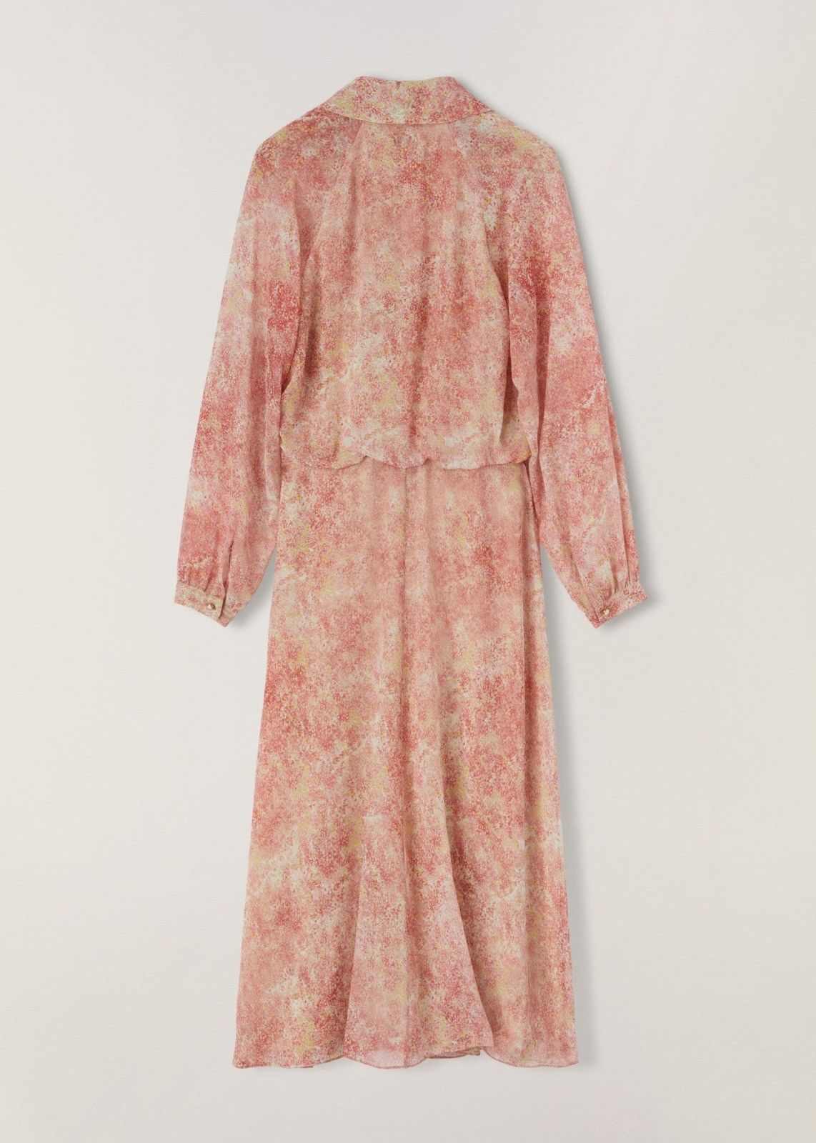 Loro Piana o1srvl11e0824 Alexandra Midi Dress in Pink Size XL / US 12-14 / IT 48-50 - 2 Thumbnail