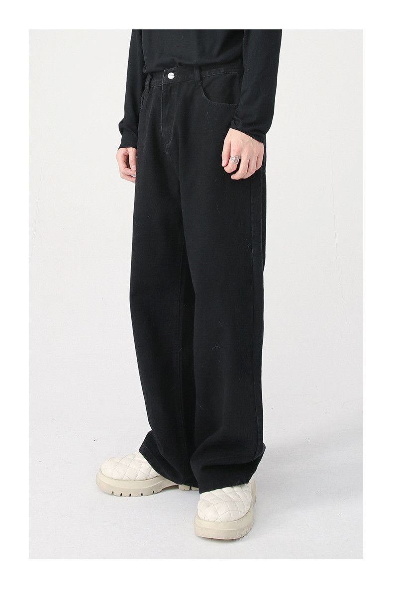 Japanese Brand × Jean Japanese loose elastic waist straight casual jeans Size US 32 / EU 48 - 2 Thumbnail
