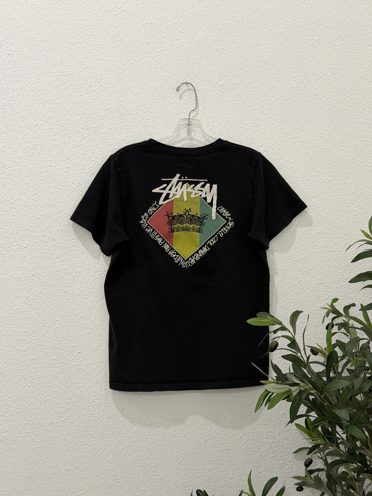 Stussy Stussy Rasta Skate Surf Reggae Graphic T-Shirt Size Small Size US S / EU 44-46 / 1 - 1 Thumbnail