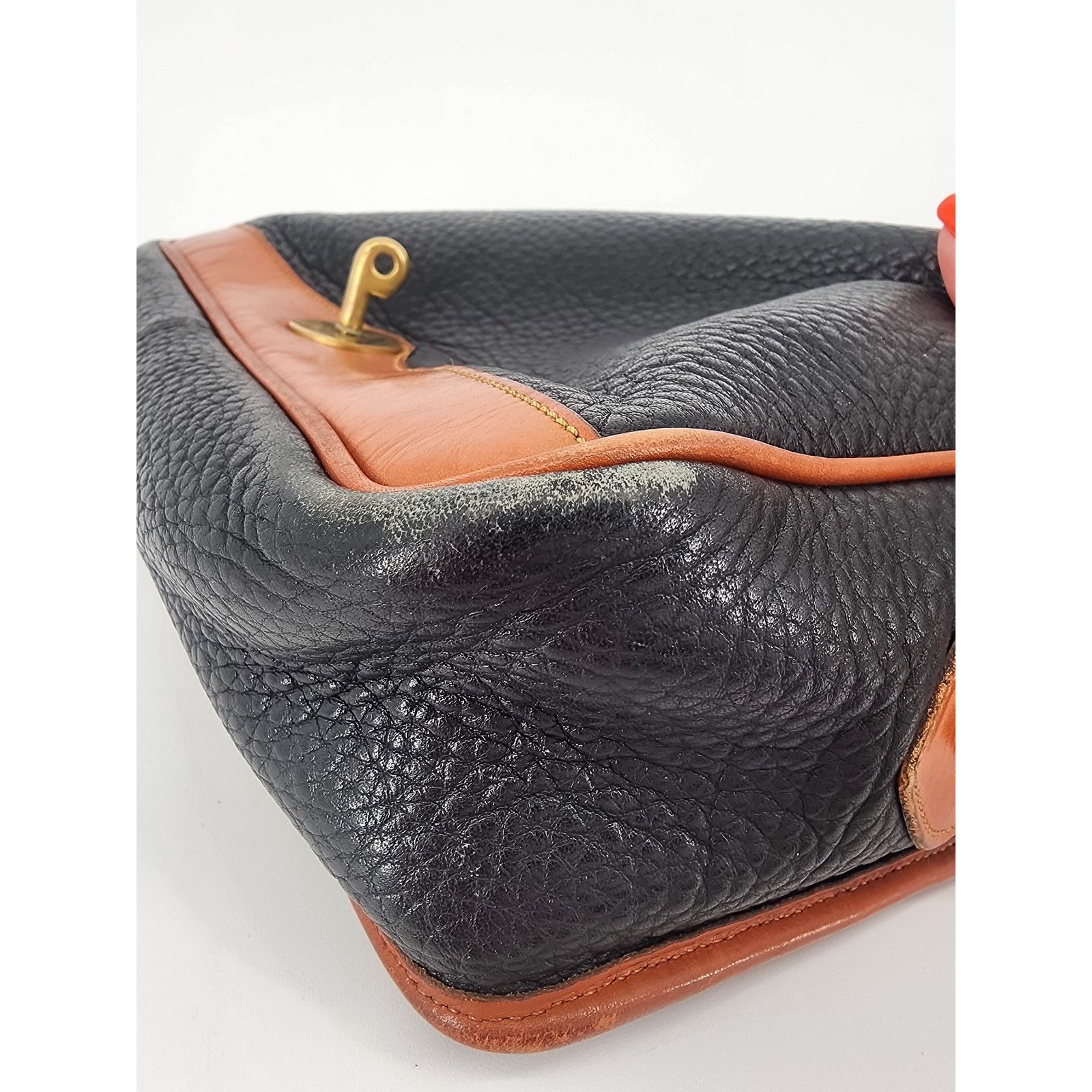 Dooney & Bourke Vintage Dooney & Bourke Black All Weather Leather Handle Bag Size ONE SIZE - 15 Thumbnail