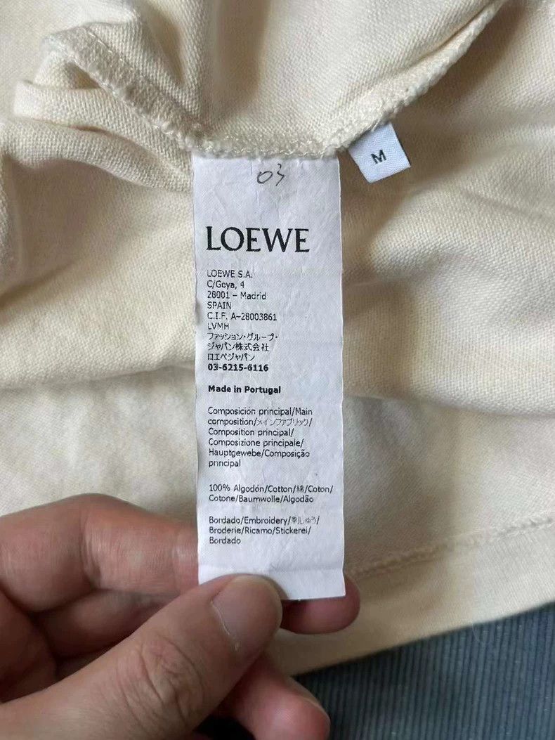 Loewe loewe White short sleeves 2505-Nextarrow Size US M / EU 48-50 / 2 - 3 Thumbnail