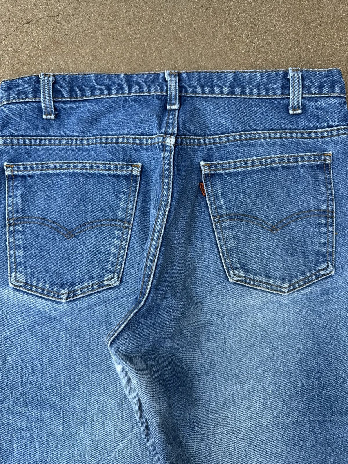 Levi's Vtg 80’s Levi’s 646 Orange Tab Bellbottom Flare Jeans 34x28 Size US 34 / EU 50 - 7 Thumbnail