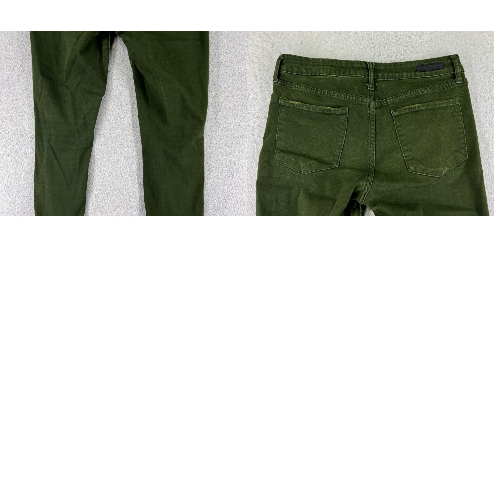 Vintage Articles of Society Jeans Women 28 Green Skinny Tapered Distressed Jegging 28x28 Vintage No Size 28" / US 6 / IT 42 - 10 Thumbnail