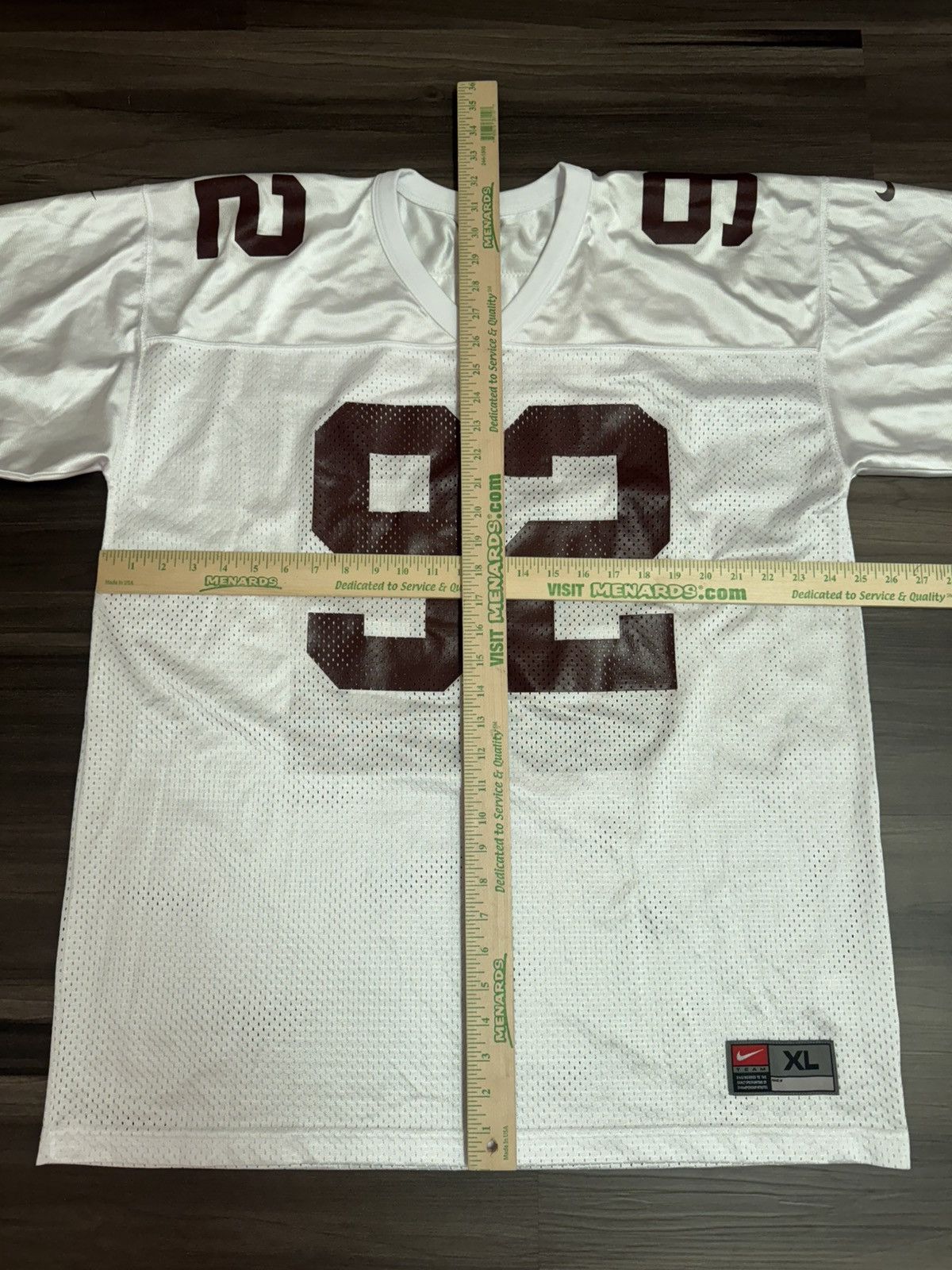 Nike Vintage Courtney Brown #92 Cleveland Browns NFL Away Jersey Size US XL / EU 56 / 4 - 7 Thumbnail