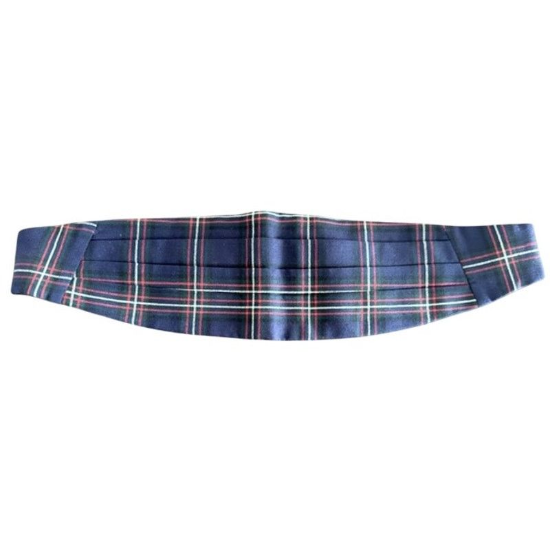 Other The Harrow Shop Wool Tartan Cummerbund, Vintage 1980s Size ONE SIZE - 2 Thumbnail