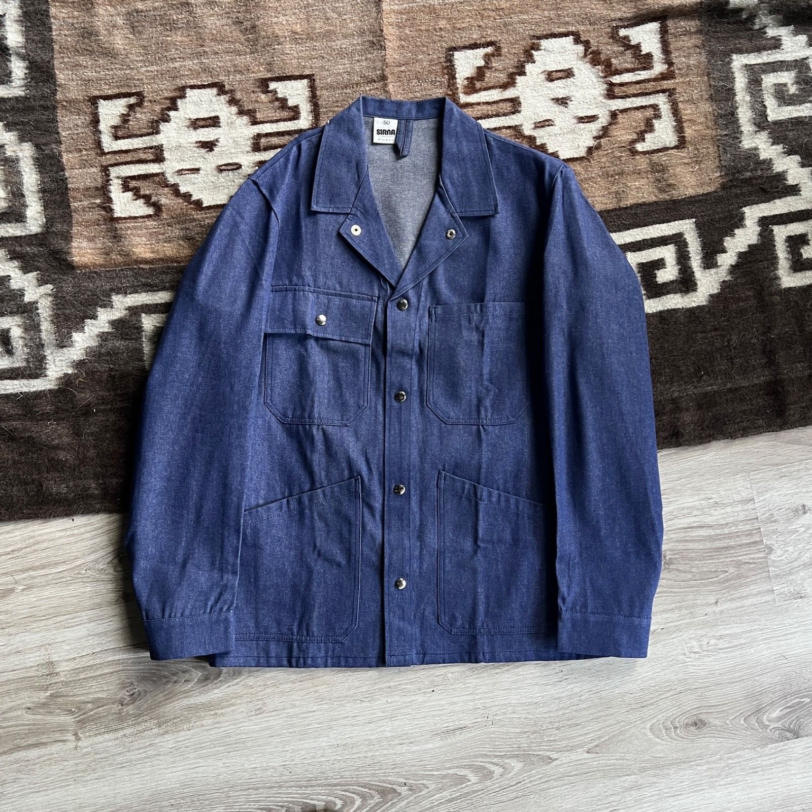 Vintage Vintage French Workwear Utility Jacket 9681AC Size US L / EU 52-54 / 3 - 1 Thumbnail