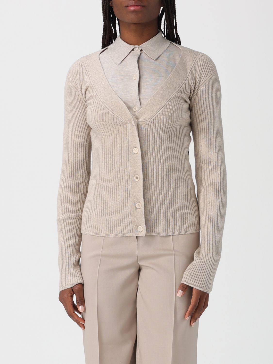 Max Mara Max Mara Sweater Woman Blush Pink Size XS / US 0-2 / IT 36-38 - 1 Thumbnail