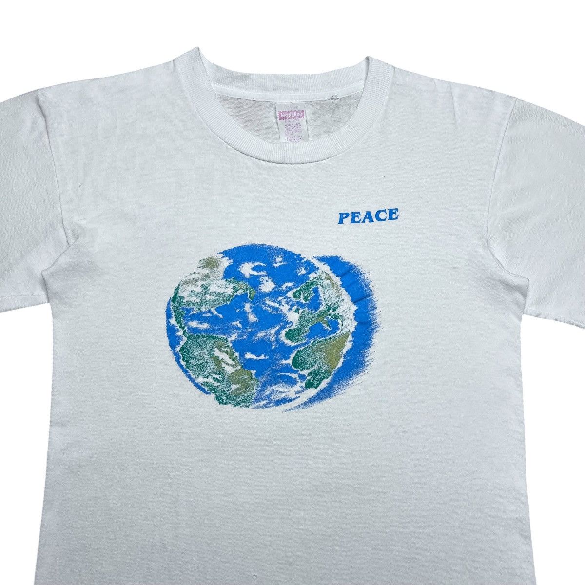 Other Vintage 1980s World Peace Earth Graphic Long Sleeve T-Shirt Size US S / EU 44-46 / 1 - 4 Thumbnail
