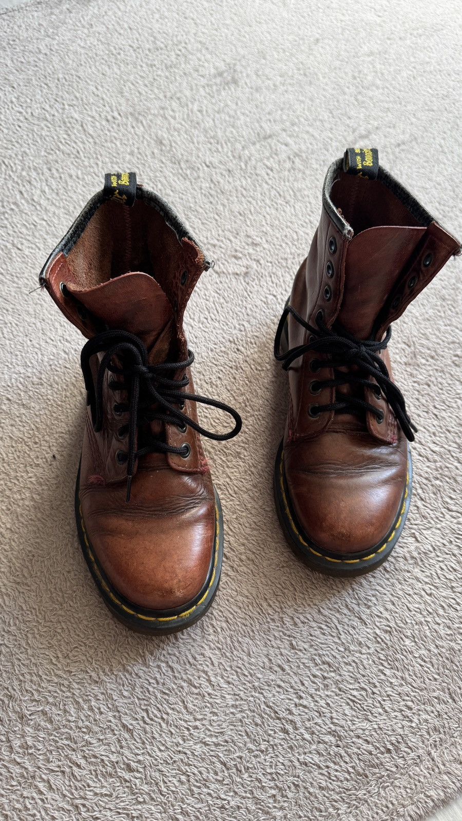 Dr. Martens Dr. Martens Rare vintage leather boots 1460 Punk Grunge Size US 7 / IT 37 - 3 Thumbnail