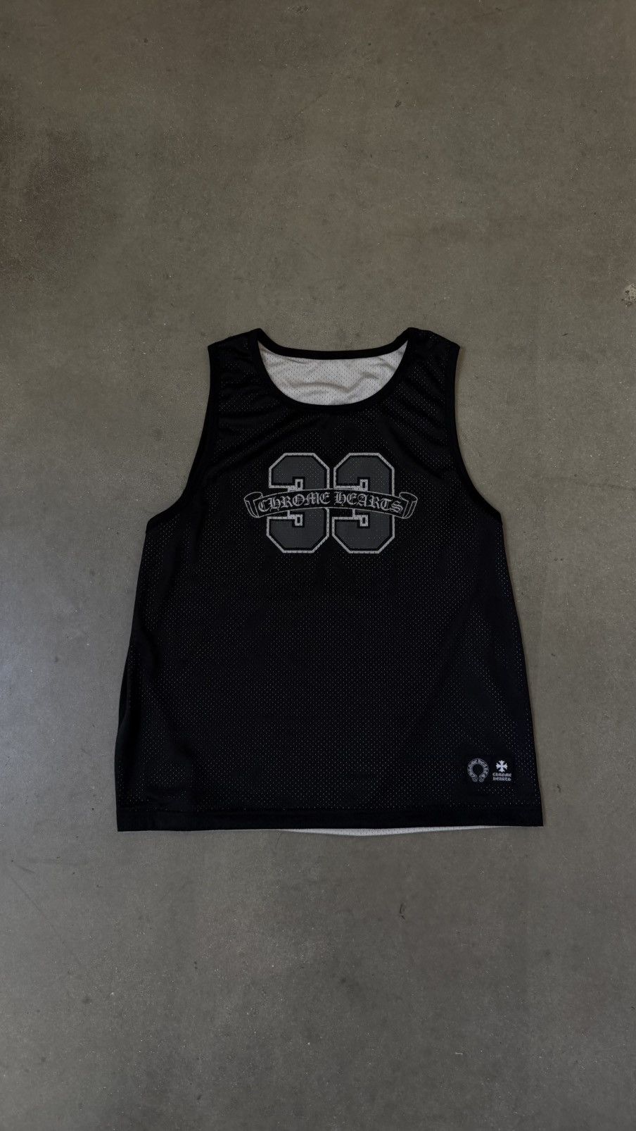 Chrome Hearts Chrome Hearts Reversible Basketball Jersey Black/Grey Size US M / EU 48-50 / 2 - 1 Thumbnail