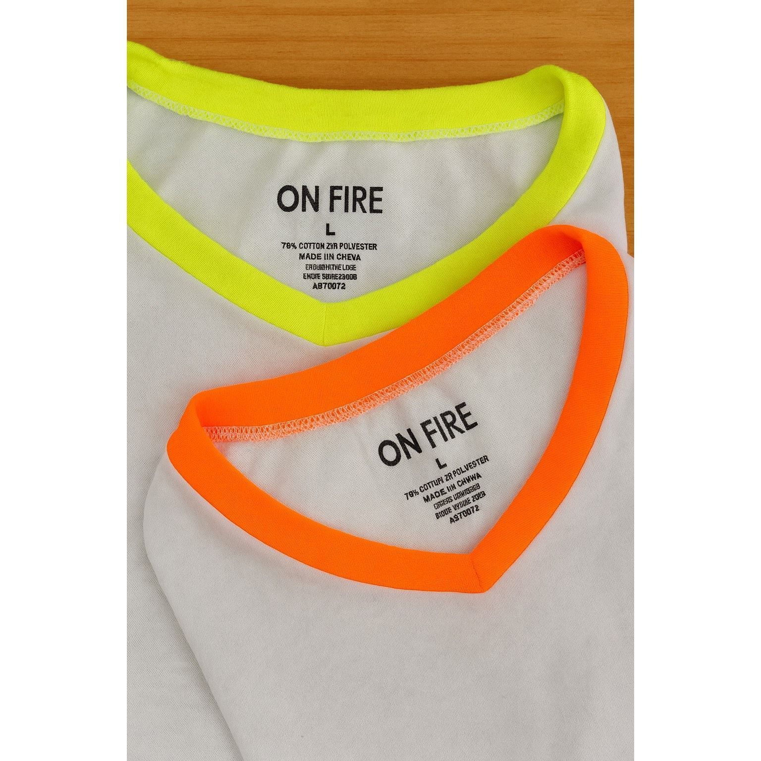 Other ON FIRE Women’s Color Block T-Shirt Bundle | Neon Yellow & N Size S / US 4 / IT 40 - 4 Thumbnail