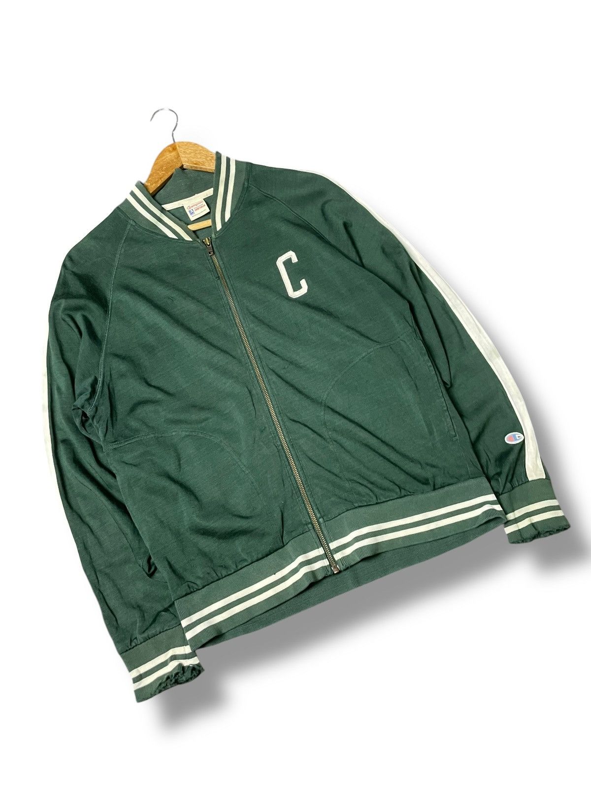 Champion × Japanese Brand × Vintage Vintage Champion Sportswear Zipper Jacket (80) Size US M / EU 48-50 / 2 - 4 Thumbnail