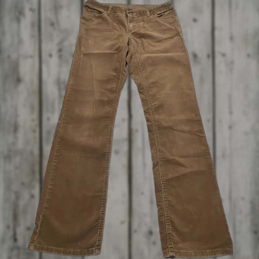 Eddie Bauer Eddie Bauer Corduroy Pants Women’s 10 Modern Fit Slim Straight Brown Mid Rise 34 Size 32" / US 10 / IT 46 - 1 Thumbnail