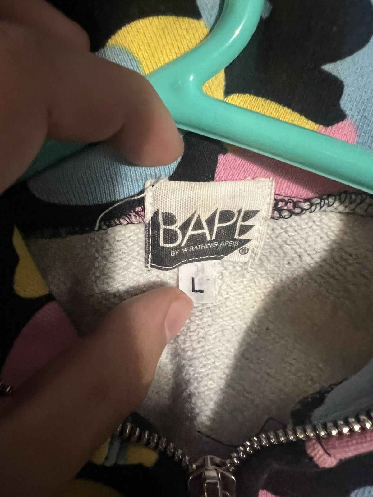 Bape Cotton Candy Full Zip Hoodie Size US L / EU 52-54 / 3 - 4 Thumbnail