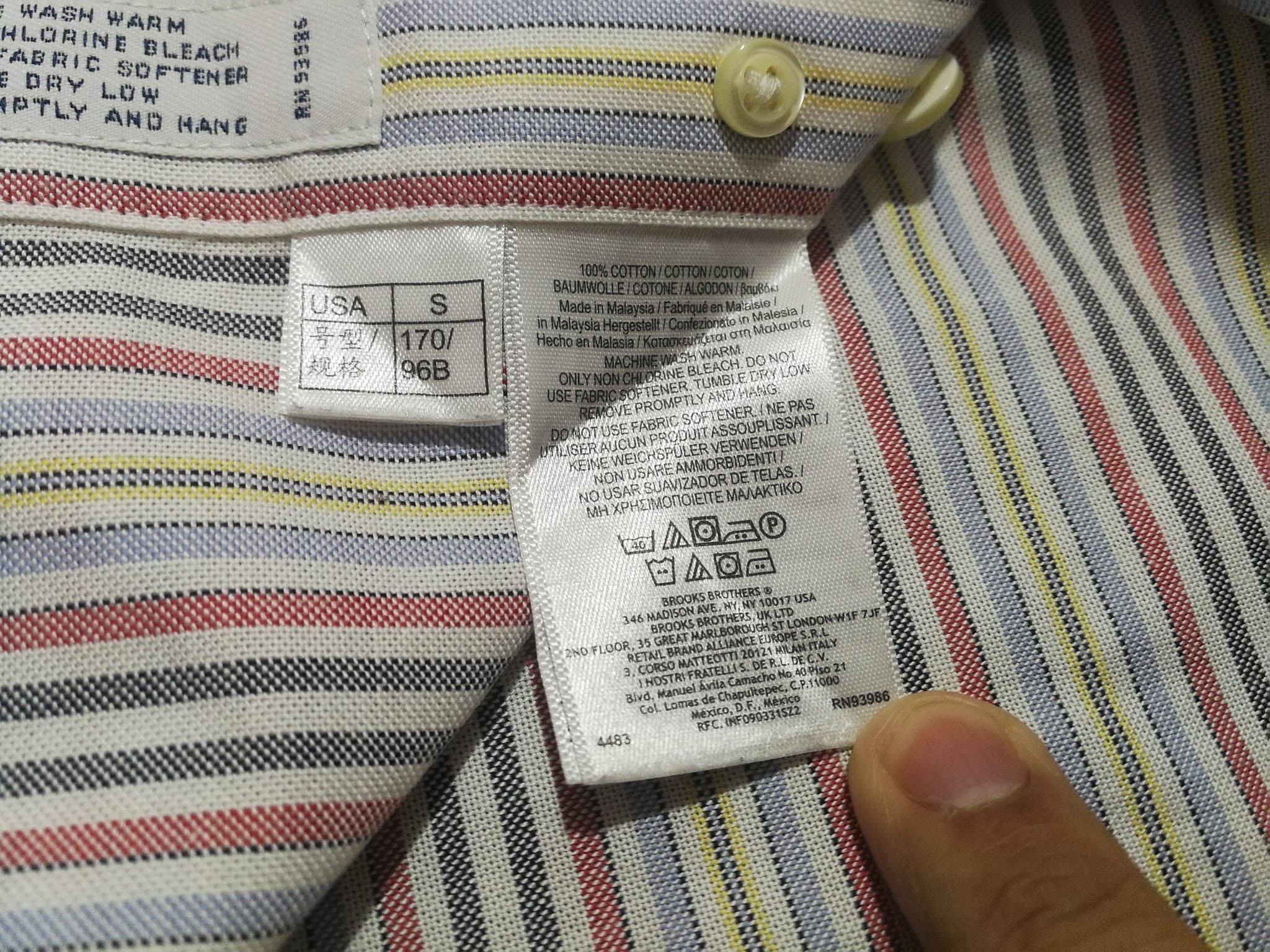 Brooks Brothers Brooks Brothers 346 slim fit S 1818 Size US S / EU 44-46 / 1 - 6 Thumbnail
