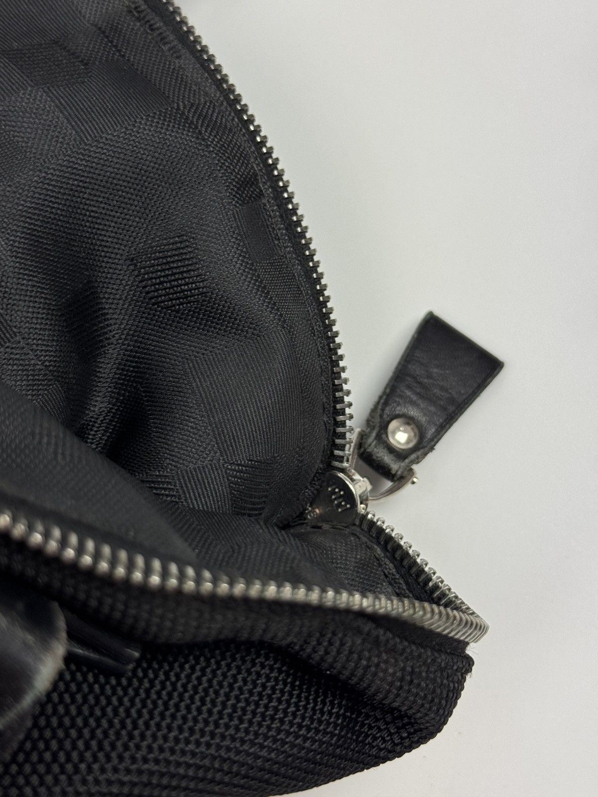 Bally Bally Cloth Canvas/Leather Black Handbag Size ONE SIZE - 17 Thumbnail