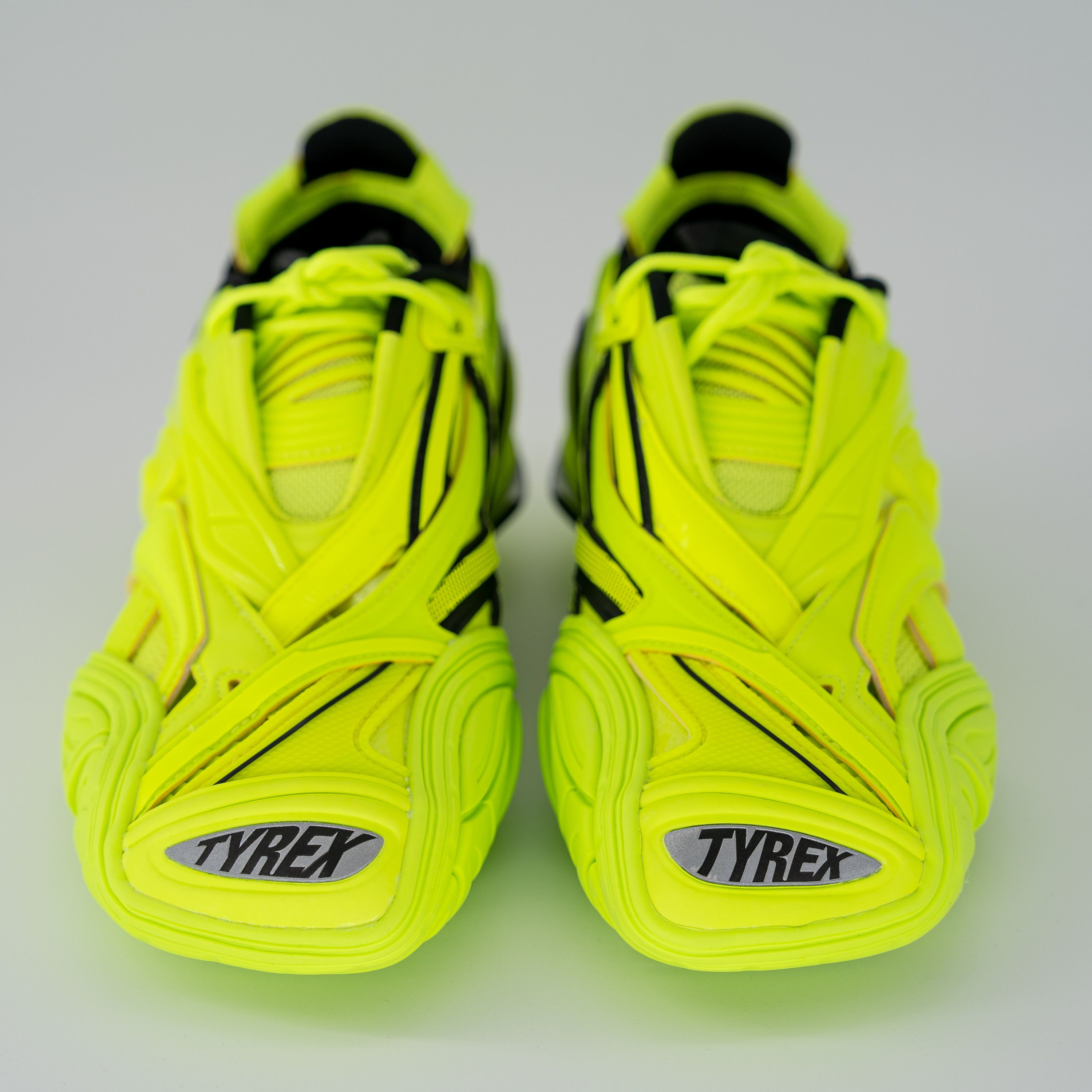 US 7 EU 40 Balenciaga Tyrex Lime Green Sneakers Yellow - Footwear