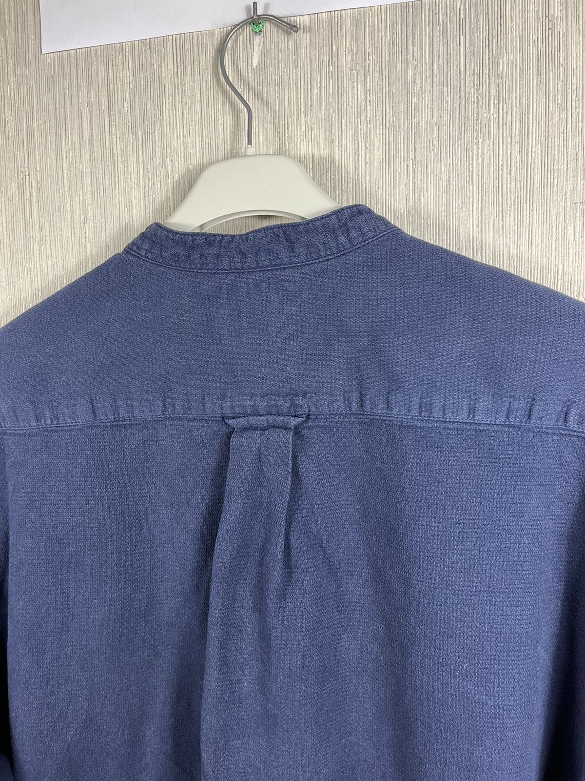 Levi's × Levi's Vintage Clothing × Vintage Vintage 90s Levi’s half button long sleeve shirt navy pocket Size US XL / EU 56 / 4 - 21 Thumbnail