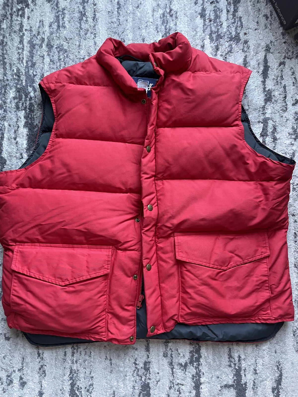 image of Woolrich John Rich Bros Woolrich Puffer Down Vest Made In Usa in Red, Men's (Size 2XL)