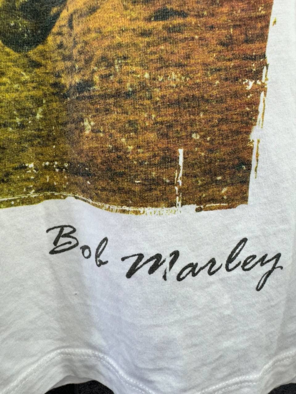 Bob Marley × Rap Tees × Vintage Vintage Bob Marley 'Soccer 77' T Shirt Tee Streetwear Hype Size US S / EU 44-46 / 1 - 2 Thumbnail