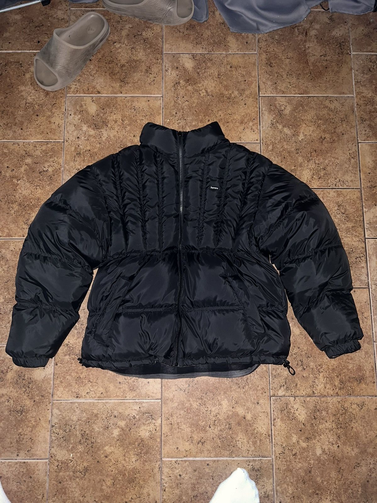 Streetwear × Supreme Supreme Reversible Flannel Puffer Jacket 