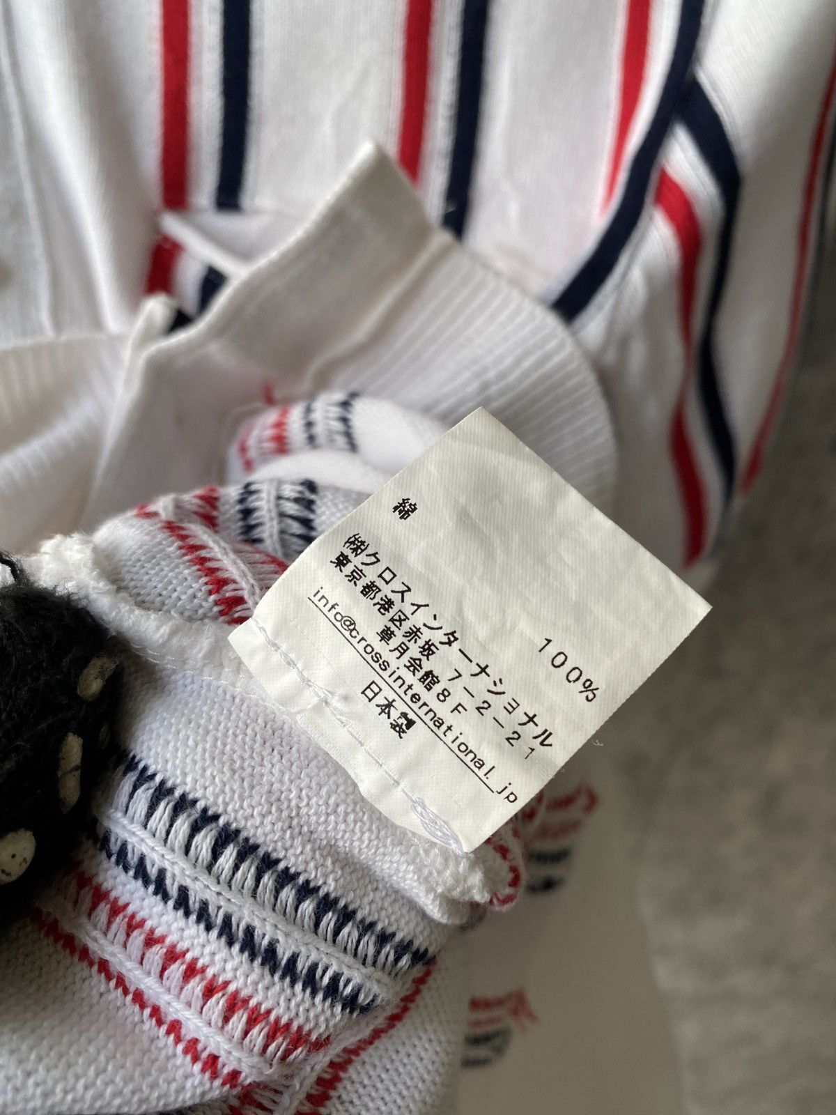 Thom Browne Thom Browne RWB-Stripe Knitted Cotton Polo Shirt Size US XS / EU 42 / 0 - 16 Thumbnail