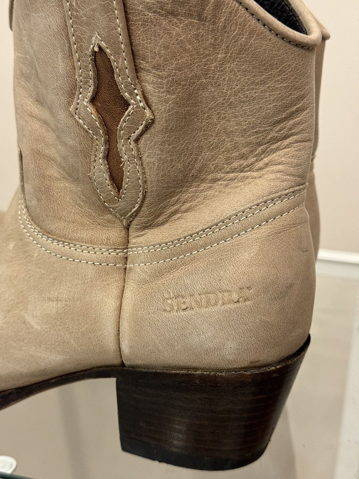 Leather Kozaki Sendra made in Spain boots shoes cowboys hype Size US 7 / IT 37 - 4 Thumbnail