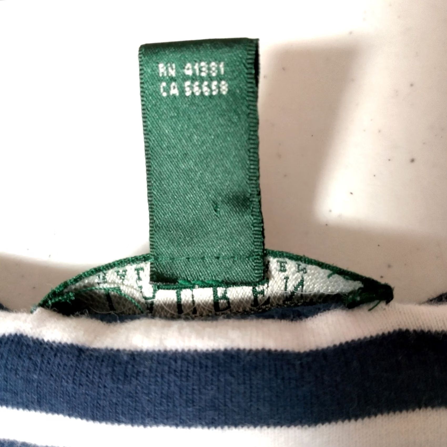 Ralph Lauren VINTAGE Lauren Ralph Lauren Shirt Women L Blue White Nautical Sailor Striped Gold Button Size L / US 10 / IT 46 - 7 Thumbnail